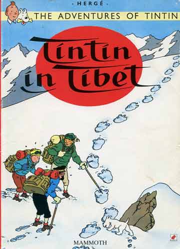 
Tintin in Tibet book cover

